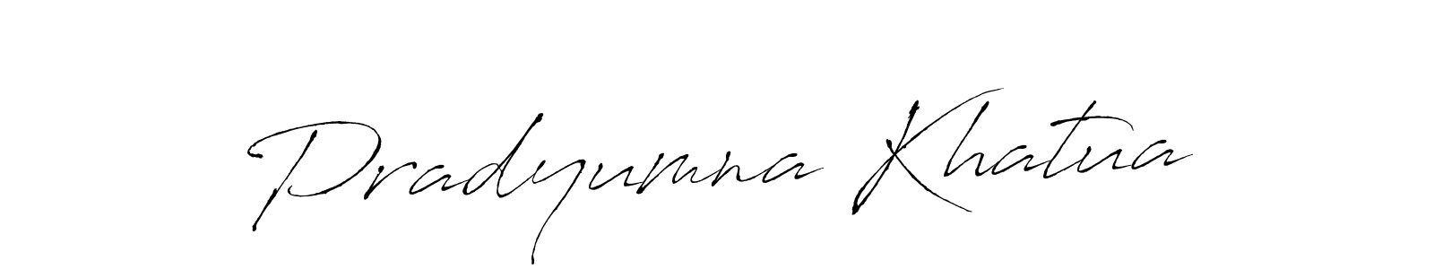 Make a beautiful signature design for name Pradyumna Khatua. Use this online signature maker to create a handwritten signature for free. Pradyumna Khatua signature style 6 images and pictures png