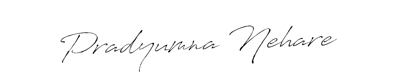 It looks lik you need a new signature style for name Pradyumna Nehare. Design unique handwritten (Antro_Vectra) signature with our free signature maker in just a few clicks. Pradyumna Nehare signature style 6 images and pictures png