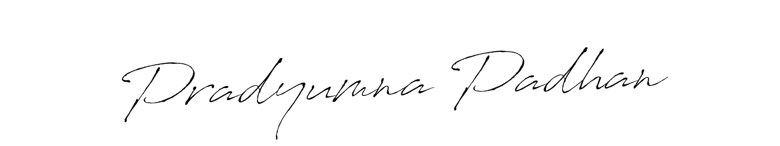 The best way (Antro_Vectra) to make a short signature is to pick only two or three words in your name. The name Pradyumna Padhan include a total of six letters. For converting this name. Pradyumna Padhan signature style 6 images and pictures png