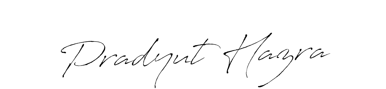 Pradyut Hazra stylish signature style. Best Handwritten Sign (Antro_Vectra) for my name. Handwritten Signature Collection Ideas for my name Pradyut Hazra. Pradyut Hazra signature style 6 images and pictures png