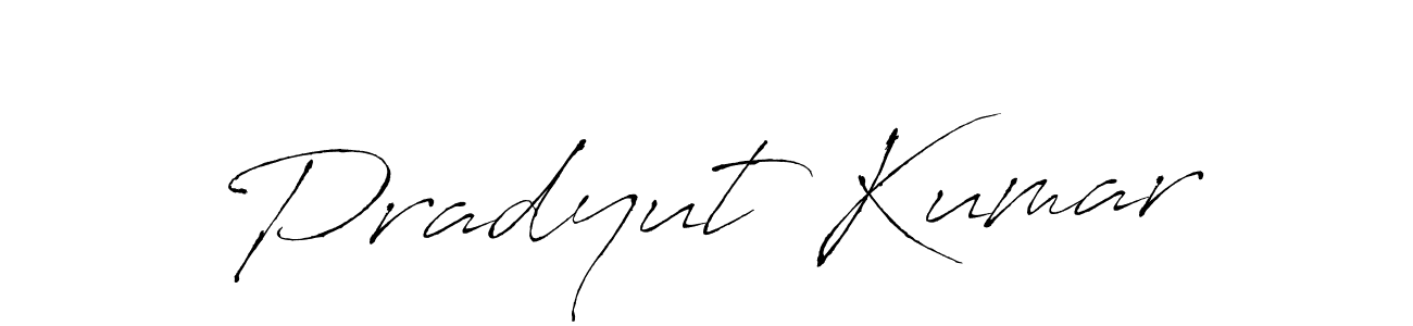 You can use this online signature creator to create a handwritten signature for the name Pradyut Kumar. This is the best online autograph maker. Pradyut Kumar signature style 6 images and pictures png