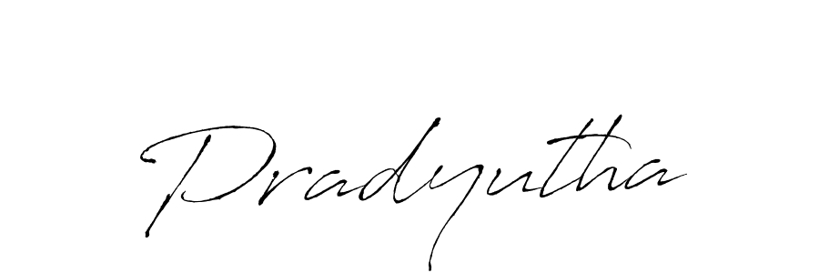 Design your own signature with our free online signature maker. With this signature software, you can create a handwritten (Antro_Vectra) signature for name Pradyutha. Pradyutha signature style 6 images and pictures png