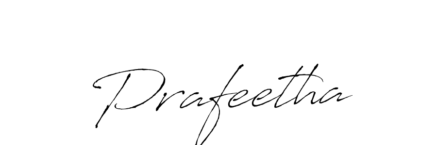 Create a beautiful signature design for name Prafeetha. With this signature (Antro_Vectra) fonts, you can make a handwritten signature for free. Prafeetha signature style 6 images and pictures png