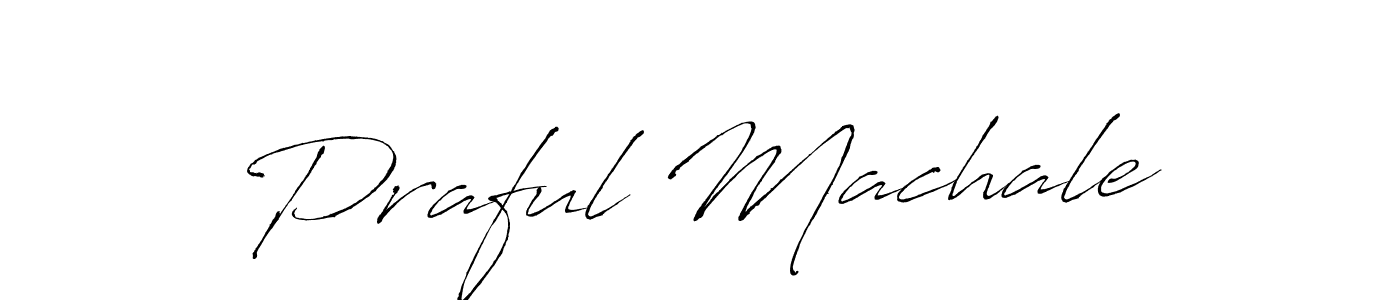 You should practise on your own different ways (Antro_Vectra) to write your name (Praful Machale) in signature. don't let someone else do it for you. Praful Machale signature style 6 images and pictures png