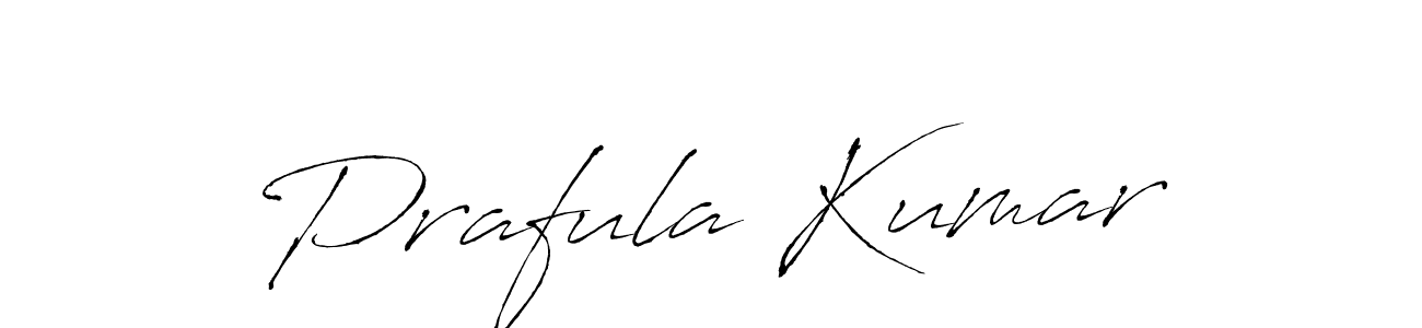 Prafula Kumar stylish signature style. Best Handwritten Sign (Antro_Vectra) for my name. Handwritten Signature Collection Ideas for my name Prafula Kumar. Prafula Kumar signature style 6 images and pictures png