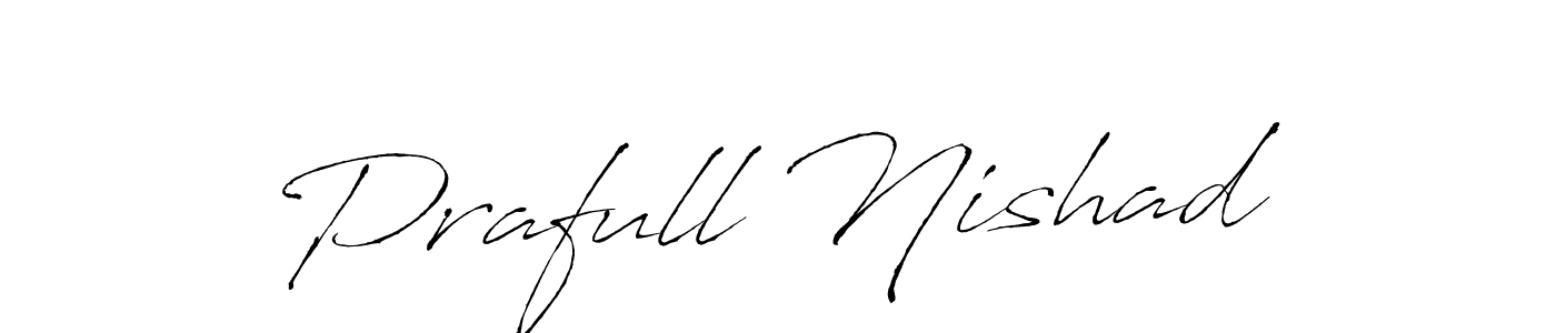 It looks lik you need a new signature style for name Prafull Nishad. Design unique handwritten (Antro_Vectra) signature with our free signature maker in just a few clicks. Prafull Nishad signature style 6 images and pictures png