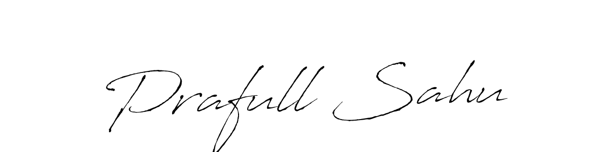 Make a beautiful signature design for name Prafull Sahu. Use this online signature maker to create a handwritten signature for free. Prafull Sahu signature style 6 images and pictures png