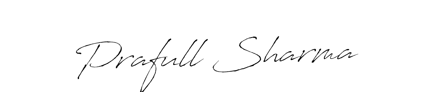 Make a short Prafull Sharma signature style. Manage your documents anywhere anytime using Antro_Vectra. Create and add eSignatures, submit forms, share and send files easily. Prafull Sharma signature style 6 images and pictures png