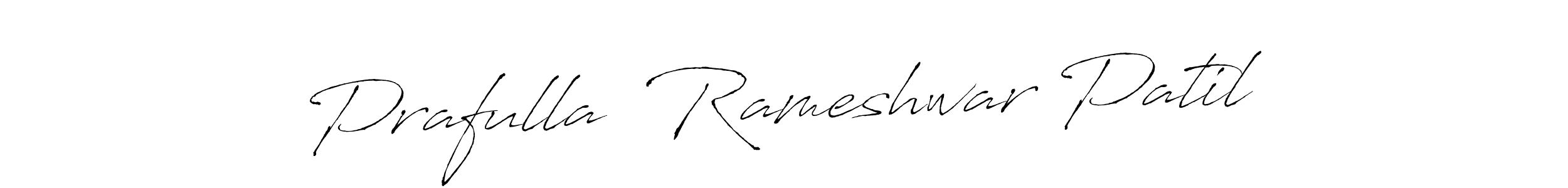 Make a beautiful signature design for name Prafulla  Rameshwar Patil. Use this online signature maker to create a handwritten signature for free. Prafulla  Rameshwar Patil signature style 6 images and pictures png