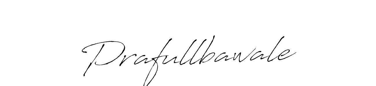 Make a beautiful signature design for name Prafullbawale. With this signature (Antro_Vectra) style, you can create a handwritten signature for free. Prafullbawale signature style 6 images and pictures png