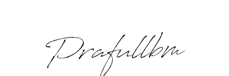 Make a beautiful signature design for name Prafullbm. With this signature (Antro_Vectra) style, you can create a handwritten signature for free. Prafullbm signature style 6 images and pictures png