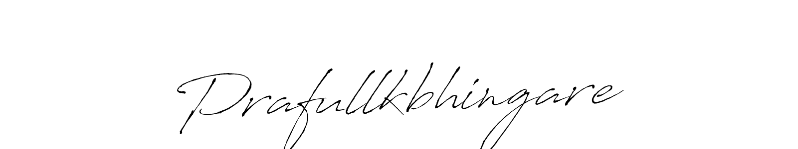 Use a signature maker to create a handwritten signature online. With this signature software, you can design (Antro_Vectra) your own signature for name Prafullkbhingare. Prafullkbhingare signature style 6 images and pictures png