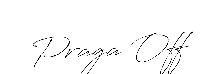 Praga Off stylish signature style. Best Handwritten Sign (Antro_Vectra) for my name. Handwritten Signature Collection Ideas for my name Praga Off. Praga Off signature style 6 images and pictures png
