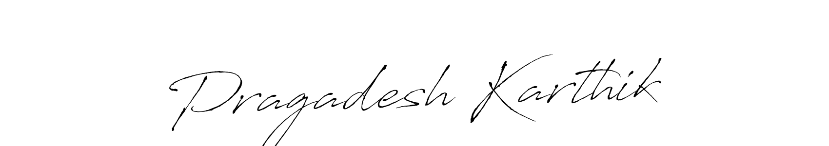 Pragadesh Karthik stylish signature style. Best Handwritten Sign (Antro_Vectra) for my name. Handwritten Signature Collection Ideas for my name Pragadesh Karthik. Pragadesh Karthik signature style 6 images and pictures png