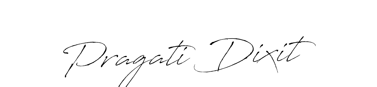 Create a beautiful signature design for name Pragati Dixit. With this signature (Antro_Vectra) fonts, you can make a handwritten signature for free. Pragati Dixit signature style 6 images and pictures png