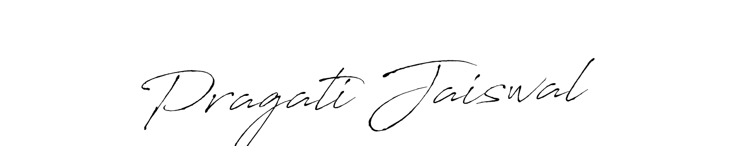 It looks lik you need a new signature style for name Pragati Jaiswal. Design unique handwritten (Antro_Vectra) signature with our free signature maker in just a few clicks. Pragati Jaiswal signature style 6 images and pictures png