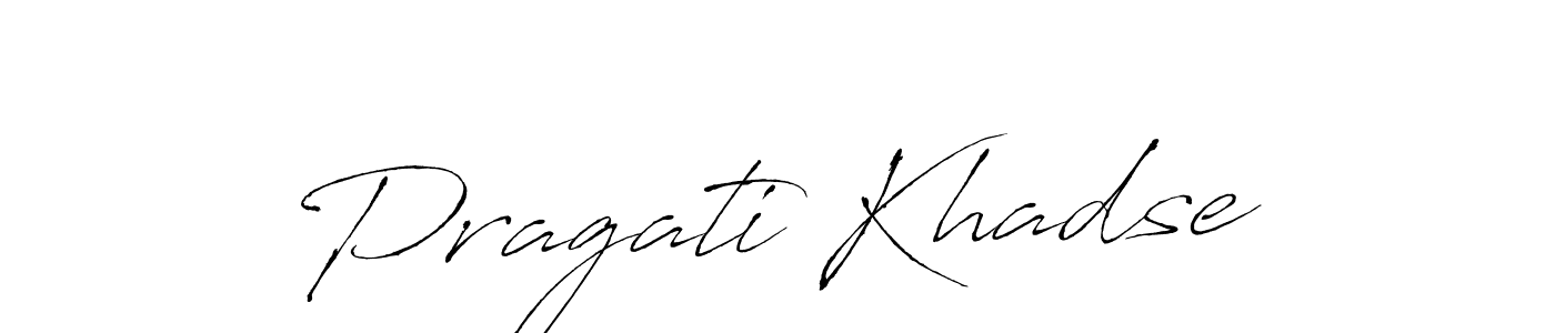 Similarly Antro_Vectra is the best handwritten signature design. Signature creator online .You can use it as an online autograph creator for name Pragati Khadse. Pragati Khadse signature style 6 images and pictures png