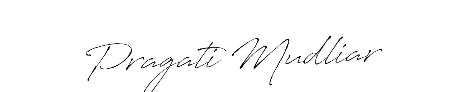 Use a signature maker to create a handwritten signature online. With this signature software, you can design (Antro_Vectra) your own signature for name Pragati Mudliar. Pragati Mudliar signature style 6 images and pictures png