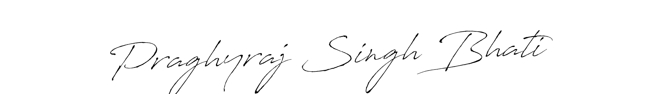 How to make Praghyraj Singh Bhati signature? Antro_Vectra is a professional autograph style. Create handwritten signature for Praghyraj Singh Bhati name. Praghyraj Singh Bhati signature style 6 images and pictures png