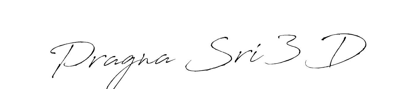 Make a beautiful signature design for name Pragna Sri 3 D. With this signature (Antro_Vectra) style, you can create a handwritten signature for free. Pragna Sri 3 D signature style 6 images and pictures png