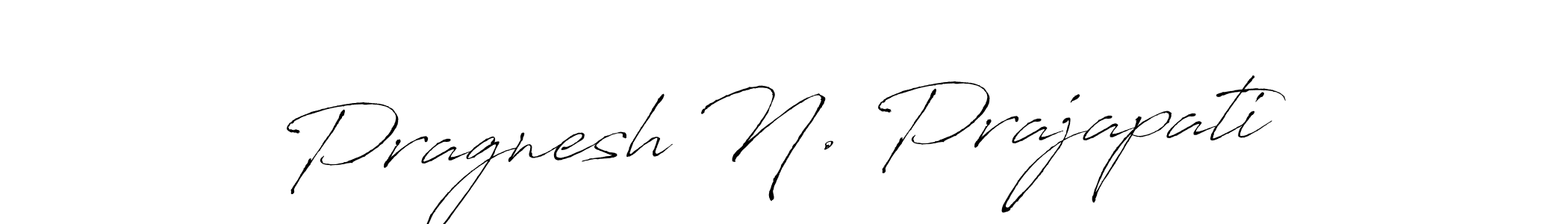 Design your own signature with our free online signature maker. With this signature software, you can create a handwritten (Antro_Vectra) signature for name Pragnesh N. Prajapati. Pragnesh N. Prajapati signature style 6 images and pictures png