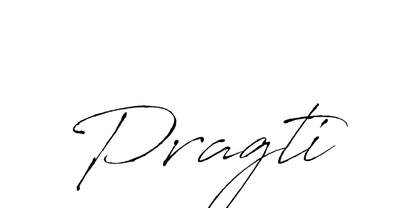 Design your own signature with our free online signature maker. With this signature software, you can create a handwritten (Antro_Vectra) signature for name Pragti. Pragti signature style 6 images and pictures png