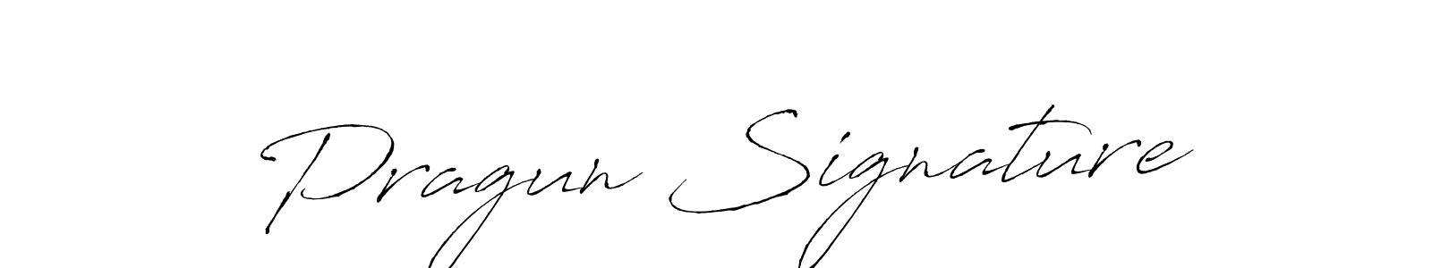 Also You can easily find your signature by using the search form. We will create Pragun Signature name handwritten signature images for you free of cost using Antro_Vectra sign style. Pragun Signature signature style 6 images and pictures png