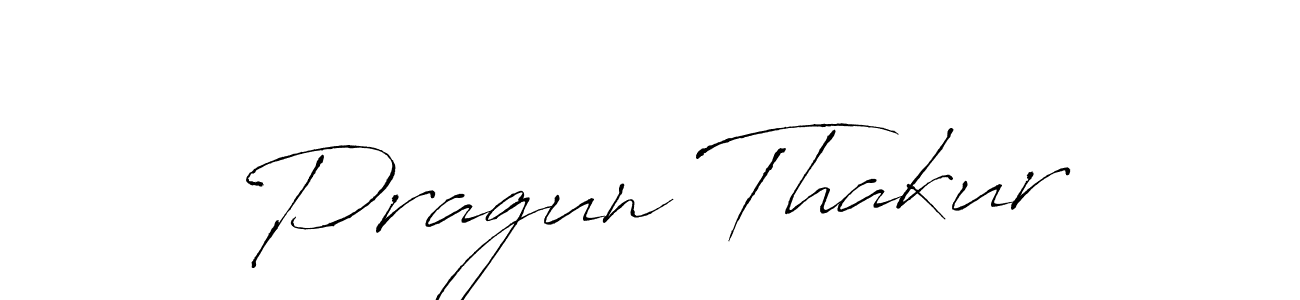 Use a signature maker to create a handwritten signature online. With this signature software, you can design (Antro_Vectra) your own signature for name Pragun Thakur. Pragun Thakur signature style 6 images and pictures png