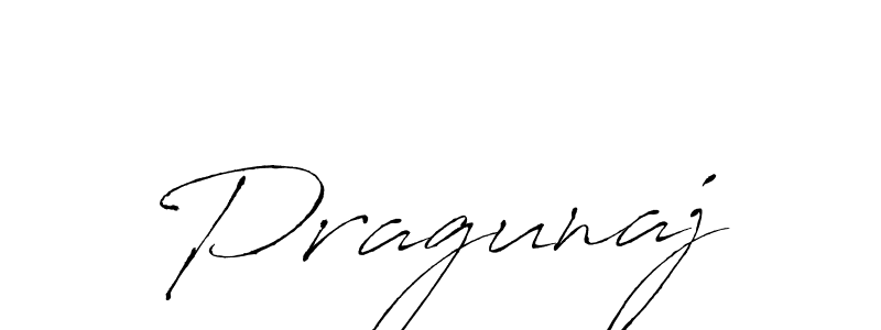 Make a beautiful signature design for name Pragunaj. With this signature (Antro_Vectra) style, you can create a handwritten signature for free. Pragunaj signature style 6 images and pictures png