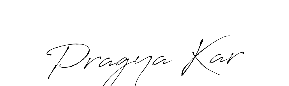 Pragya Kar stylish signature style. Best Handwritten Sign (Antro_Vectra) for my name. Handwritten Signature Collection Ideas for my name Pragya Kar. Pragya Kar signature style 6 images and pictures png