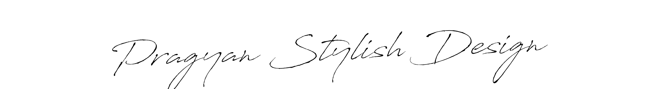 How to make Pragyan Stylish Design signature? Antro_Vectra is a professional autograph style. Create handwritten signature for Pragyan Stylish Design name. Pragyan Stylish Design signature style 6 images and pictures png