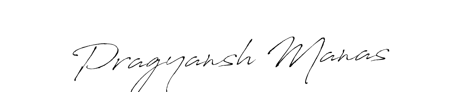 Also we have Pragyansh Manas name is the best signature style. Create professional handwritten signature collection using Antro_Vectra autograph style. Pragyansh Manas signature style 6 images and pictures png