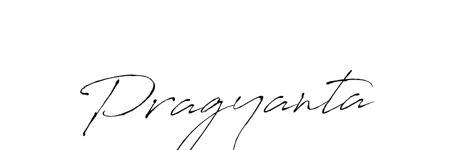 How to make Pragyanta name signature. Use Antro_Vectra style for creating short signs online. This is the latest handwritten sign. Pragyanta signature style 6 images and pictures png