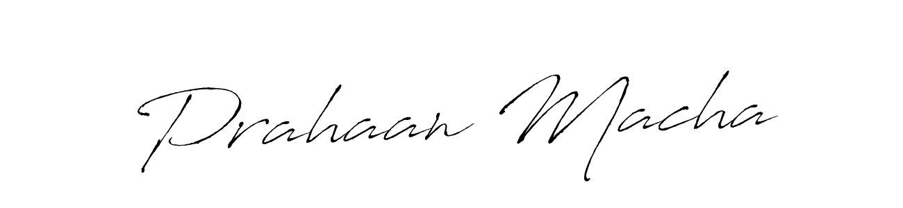 How to make Prahaan Macha signature? Antro_Vectra is a professional autograph style. Create handwritten signature for Prahaan Macha name. Prahaan Macha signature style 6 images and pictures png