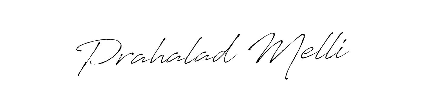 Also You can easily find your signature by using the search form. We will create Prahalad Melli name handwritten signature images for you free of cost using Antro_Vectra sign style. Prahalad Melli signature style 6 images and pictures png