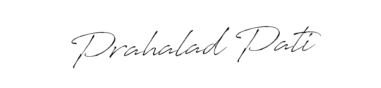 Use a signature maker to create a handwritten signature online. With this signature software, you can design (Antro_Vectra) your own signature for name Prahalad Pati. Prahalad Pati signature style 6 images and pictures png