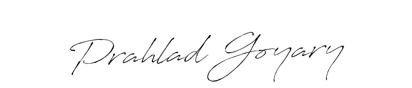 Use a signature maker to create a handwritten signature online. With this signature software, you can design (Antro_Vectra) your own signature for name Prahlad Goyary. Prahlad Goyary signature style 6 images and pictures png