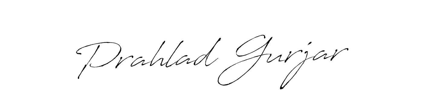 Also we have Prahlad Gurjar name is the best signature style. Create professional handwritten signature collection using Antro_Vectra autograph style. Prahlad Gurjar signature style 6 images and pictures png