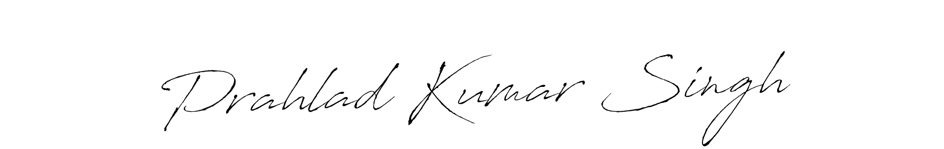 Design your own signature with our free online signature maker. With this signature software, you can create a handwritten (Antro_Vectra) signature for name Prahlad Kumar Singh. Prahlad Kumar Singh signature style 6 images and pictures png
