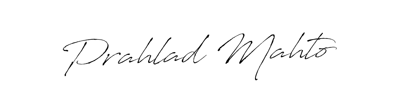 How to make Prahlad Mahto signature? Antro_Vectra is a professional autograph style. Create handwritten signature for Prahlad Mahto name. Prahlad Mahto signature style 6 images and pictures png