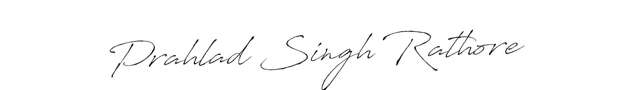 Design your own signature with our free online signature maker. With this signature software, you can create a handwritten (Antro_Vectra) signature for name Prahlad Singh Rathore. Prahlad Singh Rathore signature style 6 images and pictures png