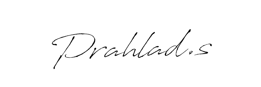 Design your own signature with our free online signature maker. With this signature software, you can create a handwritten (Antro_Vectra) signature for name Prahlad.s. Prahlad.s signature style 6 images and pictures png