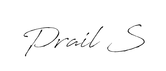 How to make Prail S signature? Antro_Vectra is a professional autograph style. Create handwritten signature for Prail S name. Prail S signature style 6 images and pictures png