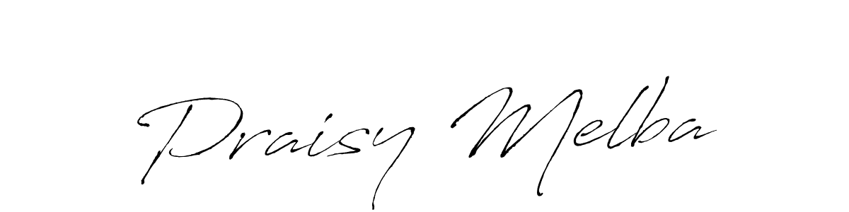 Design your own signature with our free online signature maker. With this signature software, you can create a handwritten (Antro_Vectra) signature for name Praisy Melba. Praisy Melba signature style 6 images and pictures png