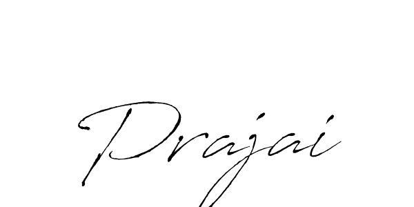 Use a signature maker to create a handwritten signature online. With this signature software, you can design (Antro_Vectra) your own signature for name Prajai. Prajai signature style 6 images and pictures png