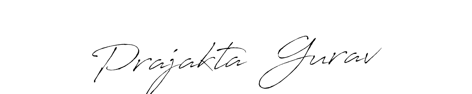Also we have Prajakta  Gurav name is the best signature style. Create professional handwritten signature collection using Antro_Vectra autograph style. Prajakta  Gurav signature style 6 images and pictures png