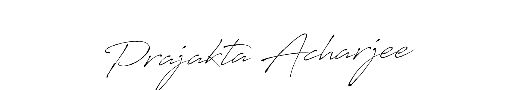 Also we have Prajakta Acharjee name is the best signature style. Create professional handwritten signature collection using Antro_Vectra autograph style. Prajakta Acharjee signature style 6 images and pictures png