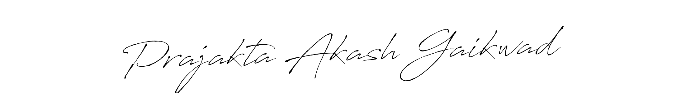 The best way (Antro_Vectra) to make a short signature is to pick only two or three words in your name. The name Prajakta Akash Gaikwad include a total of six letters. For converting this name. Prajakta Akash Gaikwad signature style 6 images and pictures png