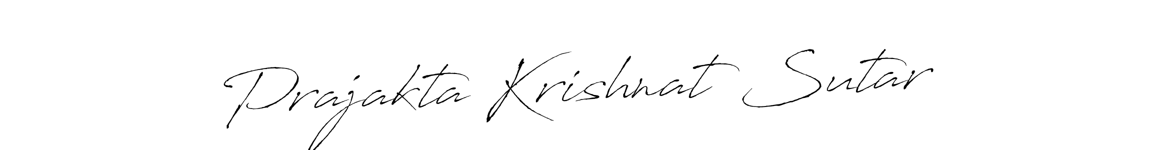 Also You can easily find your signature by using the search form. We will create Prajakta Krishnat Sutar name handwritten signature images for you free of cost using Antro_Vectra sign style. Prajakta Krishnat Sutar signature style 6 images and pictures png