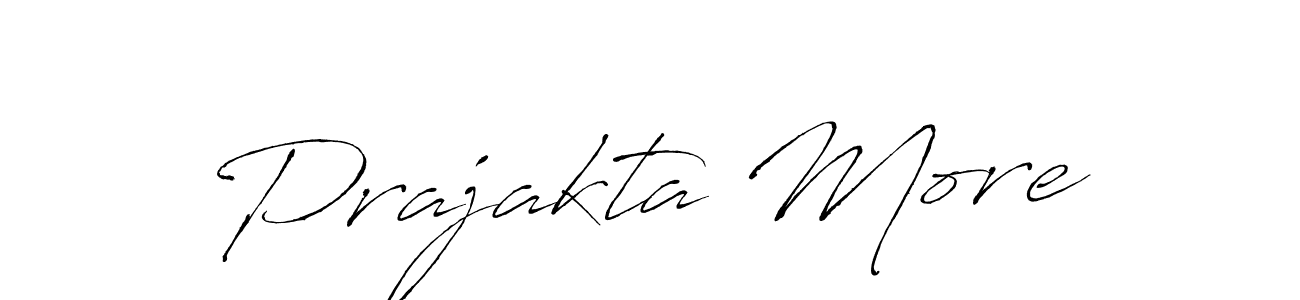 Make a beautiful signature design for name Prajakta More. With this signature (Antro_Vectra) style, you can create a handwritten signature for free. Prajakta More signature style 6 images and pictures png